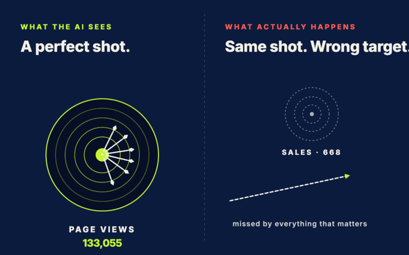 Your Smart Bidding is optimising perfectly. For page views.